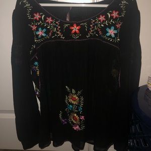 Mushka Sheer Floral Tunic